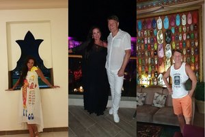 Liveta ir Petras Kazlauskai Egipte šventė 35 metų pažinties sukaktį