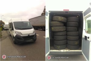 Marijampolės pareigūnai sučiupo beteisį vairuotoją, vairavusį Vokietijoje vogta mikroautobusą