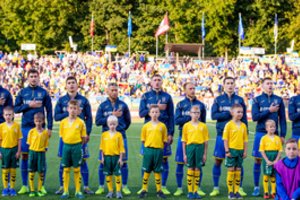 Ukrainos rinktinė mūšiui su Lietuva didelių permainų nežada