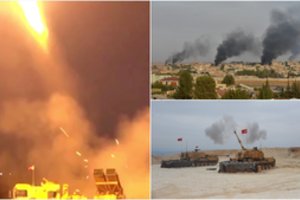 Turkija pradėjo sausumos puolimą Sirijoje, yra žuvusių