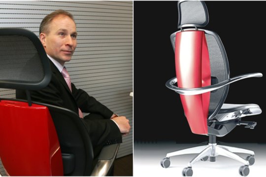 Kaip atrodo biuro kėdė, kurios kaina – lyg automobilio?
