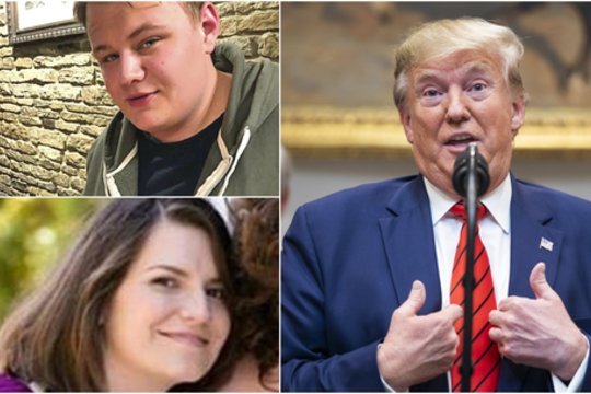 D. Trumpas gina 19-metį pražudžiusią diplomato žmoną: „Nelengva važiuoti kita kelio puse“