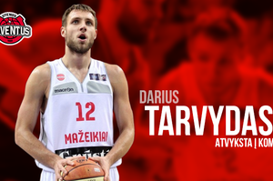 „Juventus“ gretas papildė D. Tarvydas