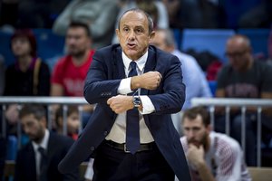 „Olimpia“ treneris E. Messina „Žalgiriui“ turėjo paguodžiančią žinutę: „Sveikinu juos“