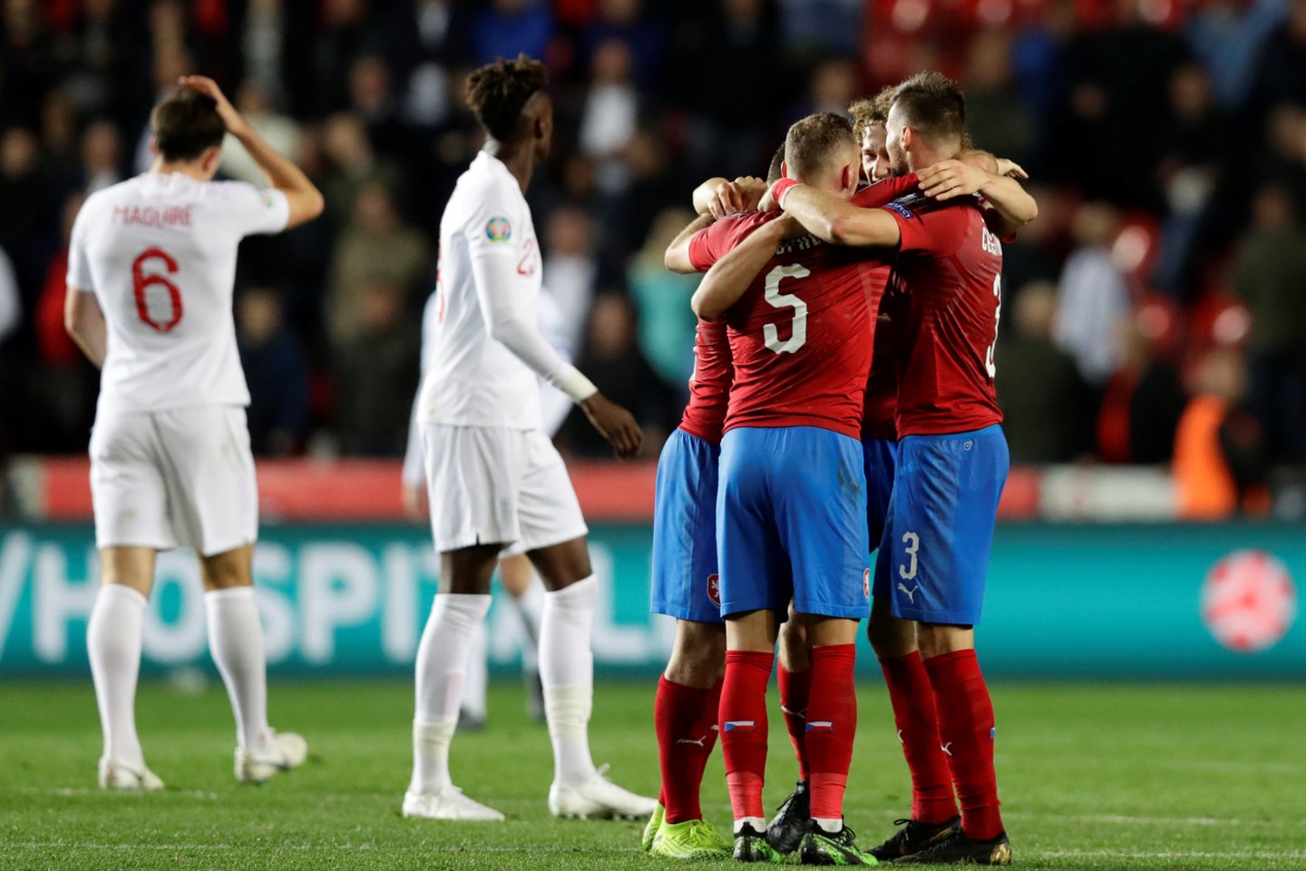  Anglija pralaimėjo Čekijos futbolininkams.<br> Reuters/Scanpix nuotr.
