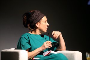 Naujoji Nobelio premijos laureatė O. Tokarczuk ragina lenkus rinktis demokratiją