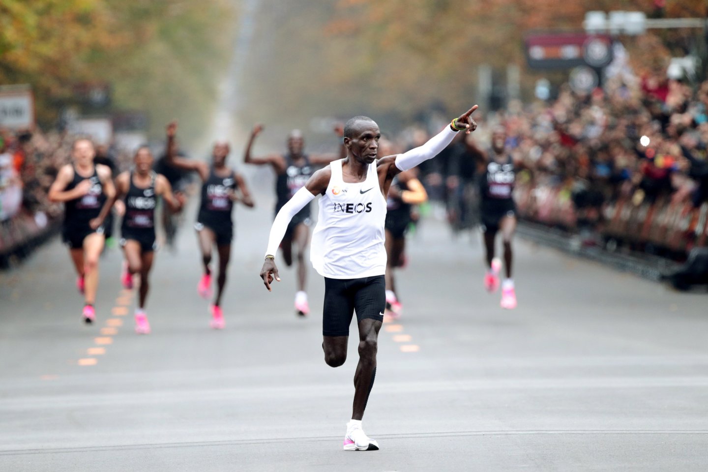  Kenijos sportininkas Eliudas Kipchoge.<br> Reuters/Scanpix nuotr.