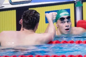 Pasaulio plaukimo taurės etape Berlyne D. Rapšys ir A. Šidlauskas vėl nusitaikė į medalius