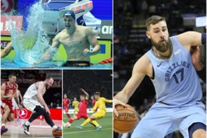 Lietuvos sporto savaitė: nesustabdomas D. Rapšys, pristabdyti krepšinio klubai ir stovinti futbolo rinktinė