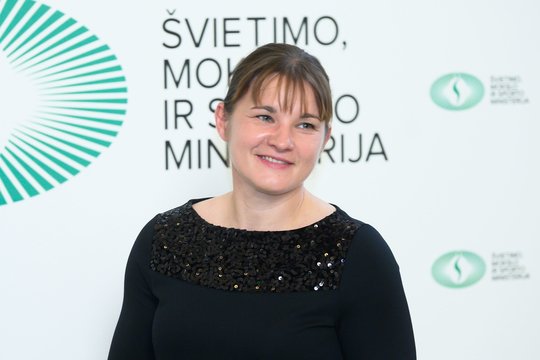 Kiokušin karatė atstovė Inga Mikštaitė<br> V.Skaraičio nuotr.