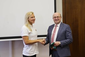 V. Matijošaičio patarėjų komandą papildė R. Meilutytė