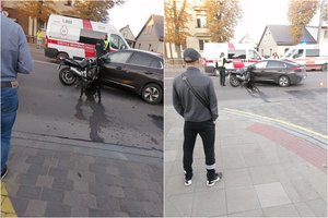 Tragiška avarija Kaune: susidūręs su automobiliu žuvo motociklininkas