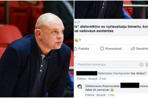 Akibrokštas: treneris apie savo atleidimą sužinojo socialiniame tinkle