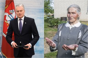 G. Nausėdos prezidentavimo šimtadieniui – „saldainis“ simboliu tapusiai Kotrynai iš Pabaisko