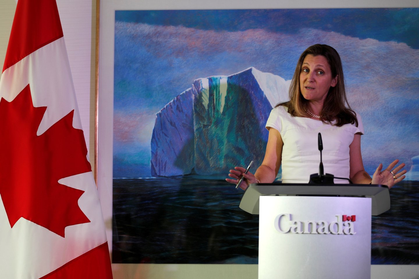 Kanada paskelbė laikinai stabdanti naujų eksporto į Turkiją leidimų išdavimą, ypatingai karinės įrangos srityje, taip atsakydama į Ankaros karinę operaciją Sirijos šiaurėje.<br>Reuters/Scanpix nuotr.