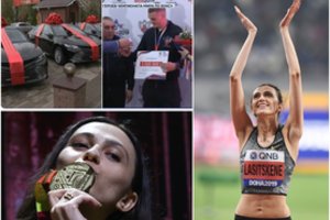 Pasaulio čempionės M. Lasickienės vyras neteko amo: „Boksininkams – mašinos, o Marijai – gėlės“