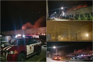 Ugniagesiai skelbia suvaldę gaisrą Alytuje, mokyklos nebus uždaromos