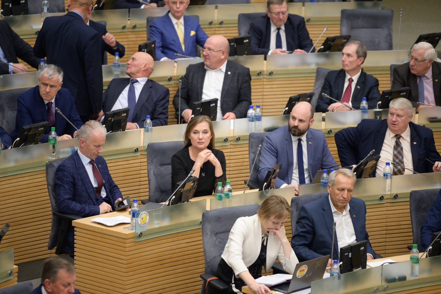 R.Karbauskis aiškino, kad Seimo sprendimai yra aukščiau už valdybos.<br>V.Skaraičio nuotr.