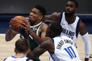 „Bucks“ ikisezoninėse NBA rungtynėse nė kart nepralaimėjo