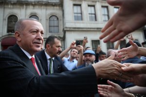R. T. Erdoganas: „Turkija nepamirš D. Trumpo laiško“
