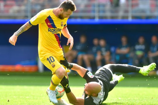 Žvaigždžių įvarčiai lėmė „Barcelona“ ekipos pergalę ir šuolį į pirmąją vietą Ispanijoje