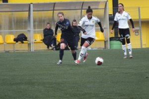 Du R. Jonušaitės įvarčiai įtvirtino „Gintros-Universiteto“ pergalę prieš „Bangą“