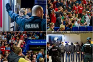  „Žalgirio“ ir „Ryto“ rungtynėse – sirgalių muštynės greta aikštės