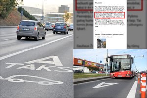 Vilniuje kilo sumaištis dėl elektromobilių A juostose: sako vieną, o daro kitą