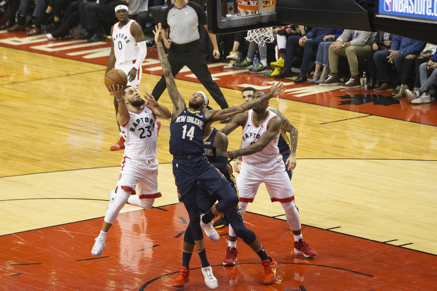 „Raptors“ tik po pratęsimo įveikė „Pelicans“<br> Reuters/Scanpix.com nuotr.