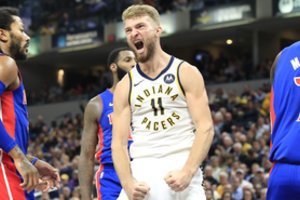 Fantastiškas Domanto Sabonio startas: 27 taškai ir 13 atkovotų kamuolių