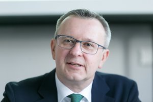 M. Zalatorius apie valstybinį banką: kuo daugiau finansų paslaugų teikėjų, tuo geriau