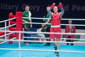 Boksininkas A. Baniulis nepateko į pasaulio kariškių žaidynių finalą