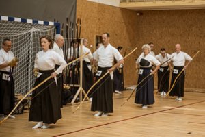 Baltijos jūros šalių kyudo varžybose nepralenkiami buvo lankininkai iš Vokietijos