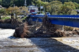 Japonijoje po liūčių kilus potvyniams ir susidarius nuošliaužoms žuvo mažiausiai 10 žmonių