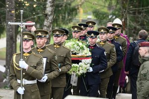 Amžinojo atilsio Antakalnio kapinėse atgulė partizanas Antanas Kraujelis-Siaubūnas