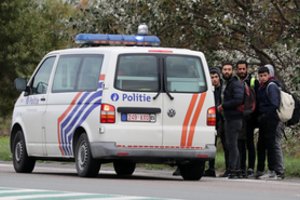 Dviejuose sunkvežimiuose Belgijoje rasta 20 migrantų