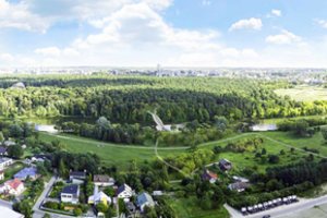 Norintieji gali įvertinti – pristatytas pėsčiųjų tiltas per Nerį Vilniuje