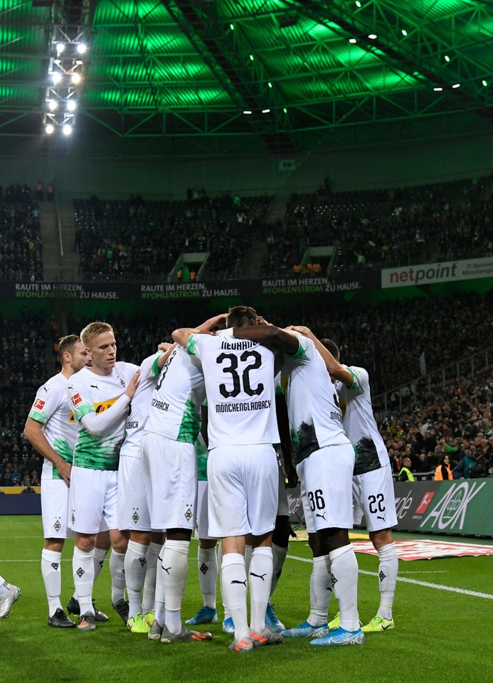 Menchengladbacho „Borussia“ – „Eintracht“.<br> AFP/Scanpix nuotr.
