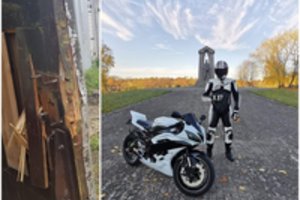 Vagys motociklininką Utenoje paliko basą ir nuogą: už informaciją žada solidų atlygį