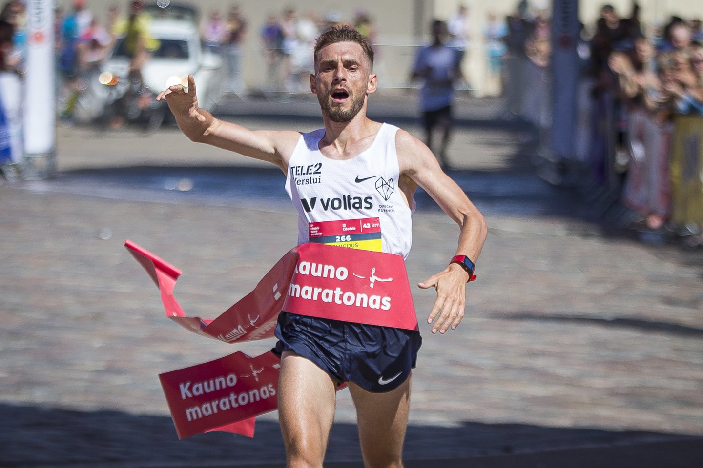 R.Kančys įspūdingu tempu įveikė Frankfurto maratoną.<br> R.Lukoševičiaus nuotr.