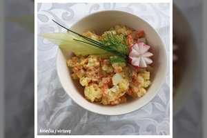 Baltoji mišrainė pagal kaimynės receptą iškart pateko tarp mėgstamiausių