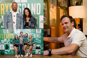 Sporto baro atidaryme pasirodė neseniai tėčiu tapęs Mindaugas Bilius