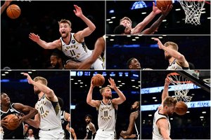 Helovino monstru virtęs D. Sabonis vedė „Pacers“ į pirmąją pergalę šiame NBA sezone