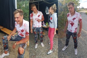 Kriminalinės dramos „Pasmerkti. Pajūrio džiazas“ filmavimo aikštelėje Helovynas įvyko anksčiau