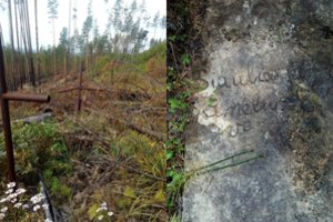 Sibire rado apleistus lietuvių kapus, ant vieno jų – nostalgiška frazė