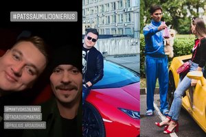 Audrius Bružas atėjęs į filmą „Pats sau milijonierius“ sutiko Paulių Aršauską