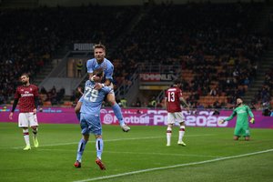 Principinėje dvikovoje Italijoje „Lazio“ klubas įrodė pranašumą prieš „AC Milan“ ekipą