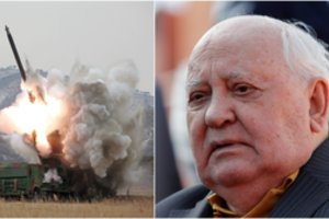 Michailas Gorbačiovas įspėjo: „Pasaulis yra ant milžiniško pavojaus slenksčio“