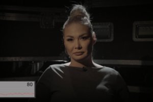 Prie širdies dūžius matuojančio aparato prijungta Natalija Bunkė sulaukė provokuojančio klausimo