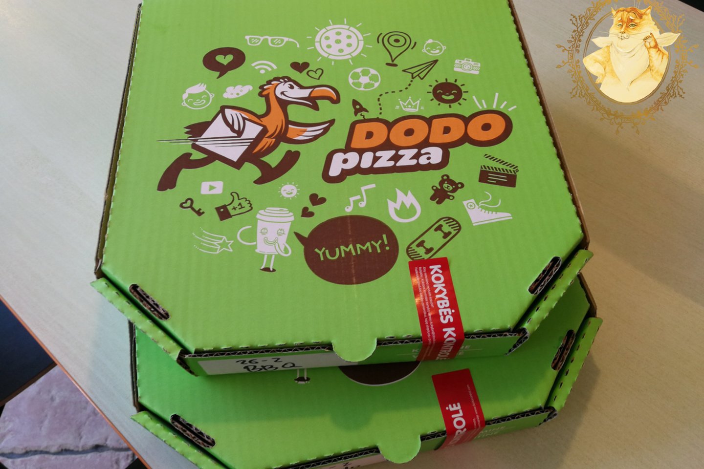 „Dodo pizza“ Klaipėdoje. <br>Nuotr. iš „Riebus katinas“.